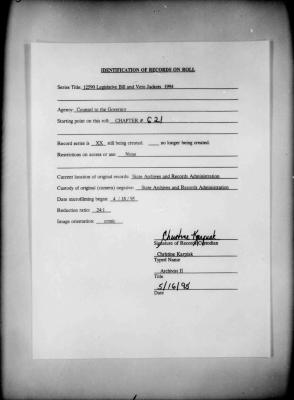 NYS Bill and Veto Jackets: 1994, Chapter 621