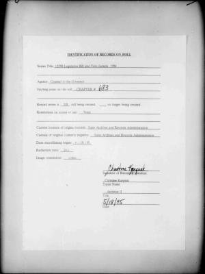 NYS Bill and Veto Jackets: 1994, Chapter 683