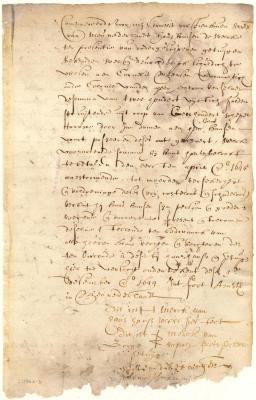 Bond of Hans Hansen to Cornelis Maessen for wheat delivered to him