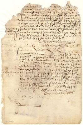 Power of attorney from Govert Loockemans to Willem de Key to sue Nicolaes Coorn for damages