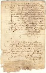 Note of Anthony de Hooges in favor of the wife of Maryn Adriaensen