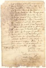 Note of Thomas Hall to John Willcox for the transfer of his servant man, Joris Pentoor