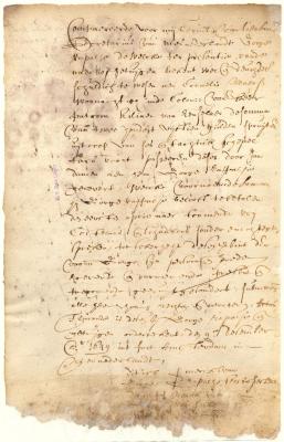 Bond of George Rapalje to Cornelis Maessen for wheat delivered to him