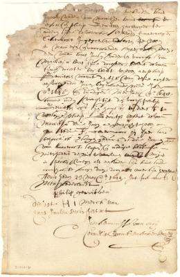 Indenture of Marritje Hans, daughter of Hans Jansen, to Philip Gerritsen, tavern keeper