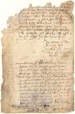 Mortgage. Jannitje Broen, to Isaac Allerton, of a house on the island of Manhattan, near fort Amsterdam.