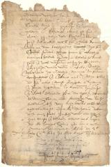 Deed from Geertje Nannincx to Cornelis Melyn of a house and lot on the East river near Fort Amsterdam