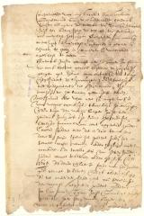 Contract of sale of a house, brewery and garden on Manhattan Island from Hendrick Jansen to Burger Jorissen