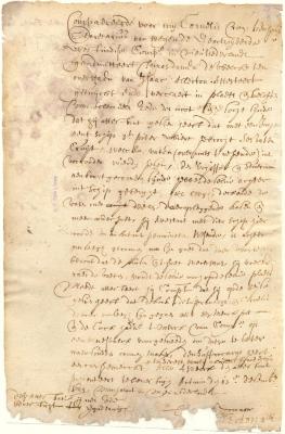 Declaration of Thomas Dammon regarding powder that was smuggled on board the ship St. Pieter