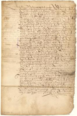 Permit from the Amsterdam chamber of the West India Company to Adriaen Blommert to sail with the ship Prins Maurits to New Netherland