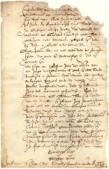 Declaration of Pieterje Jans and Annetje Ruys that Hillegont Joris denied that Laurens Cornelissen was the father of her child