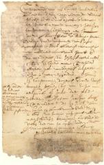 Bill of sale from Geerloff Tadicksen and Hendrick Ryff to Jochem Kierstede of a half-interest in the bark De Hoop