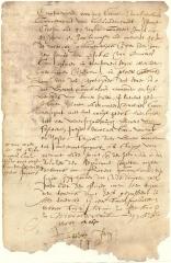 Declaration of Isbrant Claessen and others respecting the firing on Govert Loockemans’s sloop when passing Beeren Island