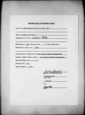 NYS Bill and Veto Jackets: 1993, Chapter 704