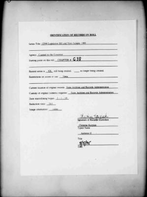 NYS Bill and Veto Jackets: 1993, Chapter 638
