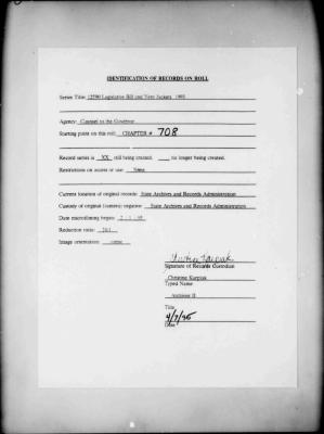 NYS Bill and Veto Jackets: 1993, Chapter 708