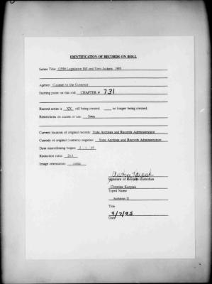 NYS Bill and Veto Jackets: 1993, Chapter 731