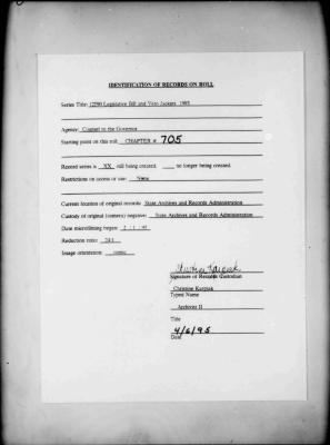 NYS Bill and Veto Jackets: 1993, Chapter 705