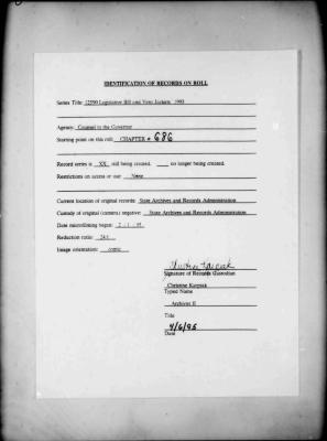 NYS Bill and Veto Jackets: 1993, Chapter 686