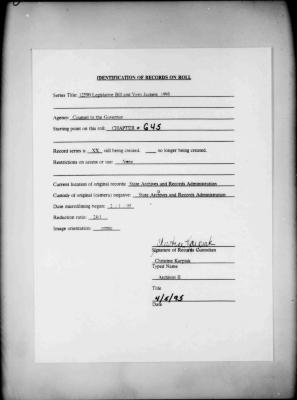 NYS Bill and Veto Jackets: 1993, Chapter 645