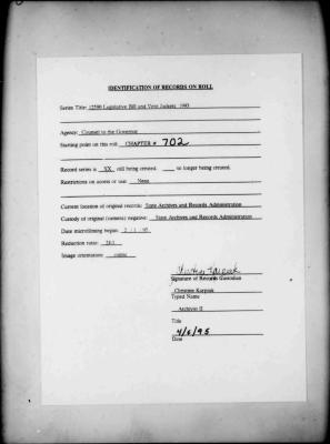 NYS Bill and Veto Jackets: 1993, Chapter 702