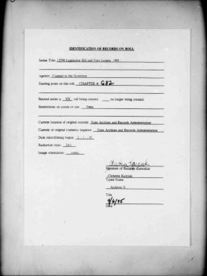 NYS Bill and Veto Jackets: 1993, Chapter 682
