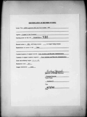 NYS Bill and Veto Jackets: 1993, Chapter 730