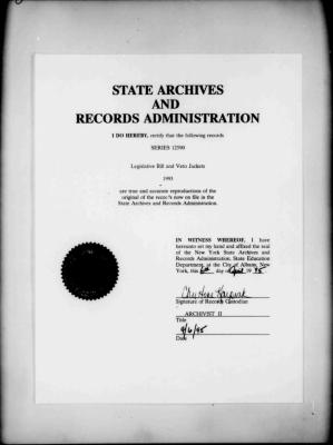NYS Bill and Veto Jackets: 1993, Chapter 670