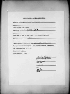 NYS Bill and Veto Jackets: 1993, Chapter 664