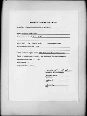 NYS Bill and Veto Jackets: 1992, Chapter 4