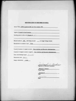 NYS Bill and Veto Jackets: 1992, Chapter 37