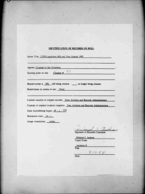 NYS Bill and Veto Jackets: 1992, Chapter 93