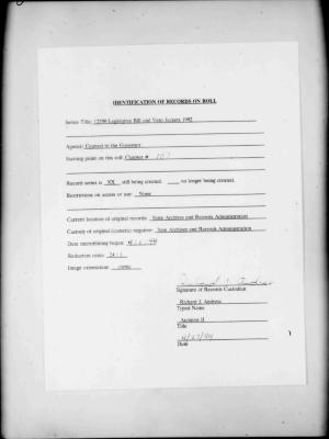 NYS Bill and Veto Jackets: 1992, Chapter 107