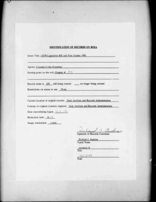 NYS Bill and Veto Jackets: 1992, Chapter 35