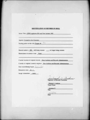 NYS Bill and Veto Jackets: 1992, Chapter 44