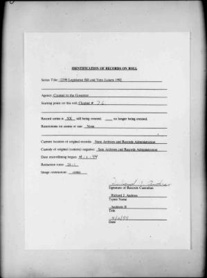 NYS Bill and Veto Jackets: 1992, Chapter 76