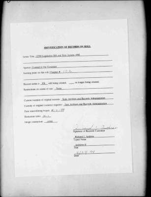 NYS Bill and Veto Jackets: 1992, Chapter 102