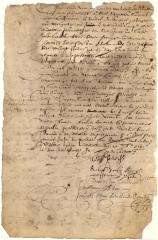 Declaration of Oloff Stevensen van Cortlandt and Rouloff Jansen Haes that Claes Jansen Calff paid the customs duties on a case of beavers shipped to Holland