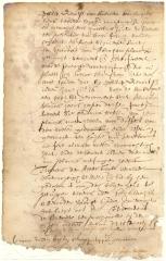 Declaration of Philip Gerritsen in regard to beavers delivered by Abraham Planck to Hendrick Roesen in payment for duffel