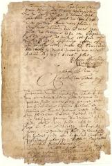 Promisory note of Andries Hudde in favor of Rev. Everardus Bogardus