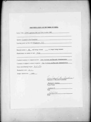 NYS Bill and Veto Jackets: 1992, Chapter 144
