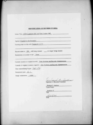 NYS Bill and Veto Jackets: 1992, Chapter 134