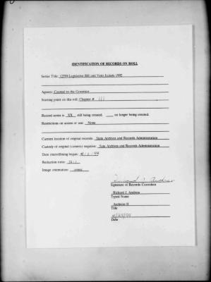 NYS Bill and Veto Jackets: 1992, Chapter 111