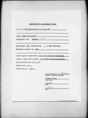 NYS Bill and Veto Jackets: 1992, Chapter 200