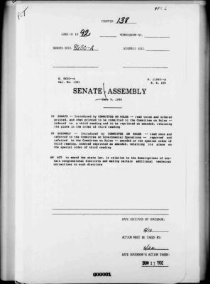 NYS Bill and Veto Jackets: 1992, Chapter 138