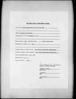 NYS Bill and Veto Jackets: 1992, Chapter 126