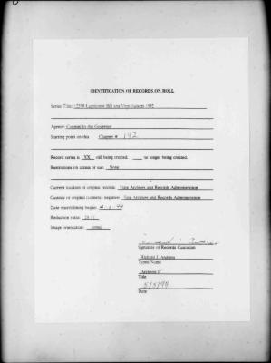 NYS Bill and Veto Jackets: 1992, Chapter 192