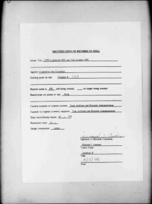 NYS Bill and Veto Jackets: 1992, Chapter 188