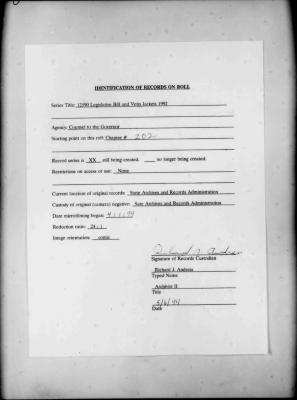 NYS Bill and Veto Jackets: 1992, Chapter 202