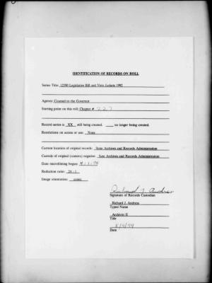 NYS Bill and Veto Jackets: 1992, Chapter 227
