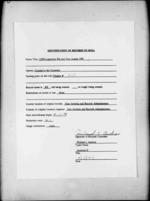 NYS Bill and Veto Jackets: 1992, Chapter 268